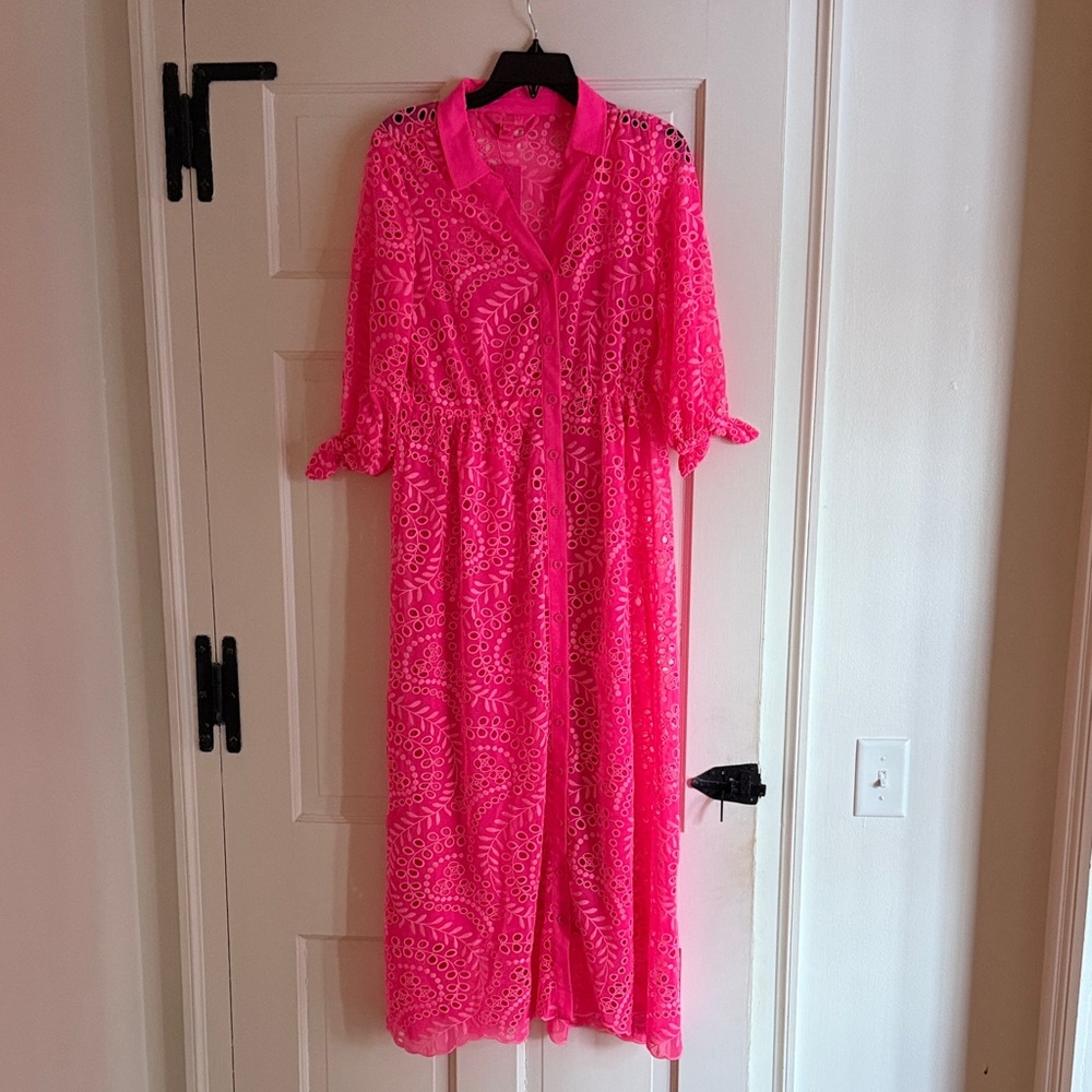 Lilly Pulitzer Elegant Pink Lace Dress